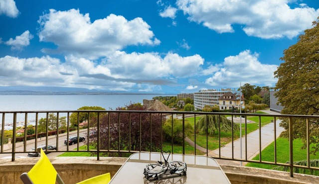 Apartment '2p au Belvédère' with Lake view and Balcony
