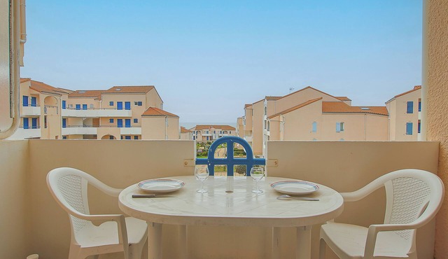 Apartment 'Apt Vue Mer - Balcon - Parking' with Sea View, Balcony and Wi-Fi
