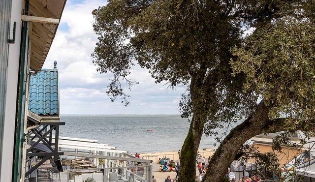 Apartment 'Pieds Dans L'eau À Plage Des Dames' with Sea View, Private Terrace and Wi-Fi