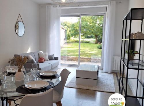 Appart chic calme rdc-jardin-terrasse-centre Mayenne