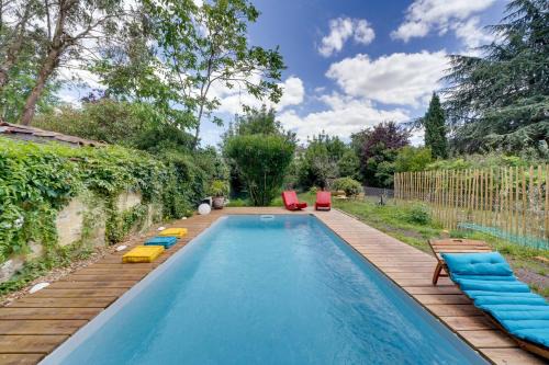 Bordeaux centre, Appartement privatif et chambres privées, piscine, parking
