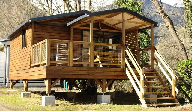 Camping maeva Escapades des Gaves * - Nature Lodge 3 Rooms 5 People + TV