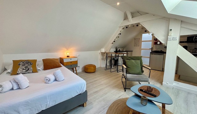 Casa Blum #4 - Studio climatisé, à 2 pas de la gare