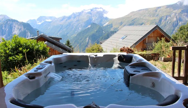 Chalet 4* at the foot of the slopes, hammam sauna spa panorama