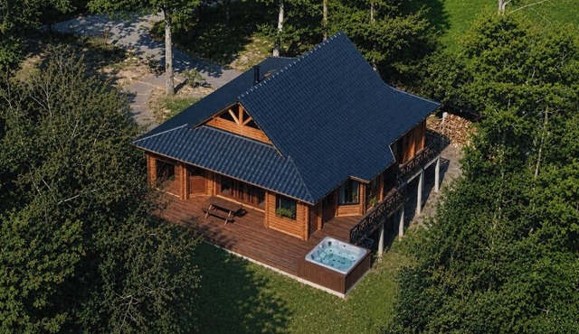 Chalet with view of the Pyrenees Quiet, wooded setting Terrace with SPA