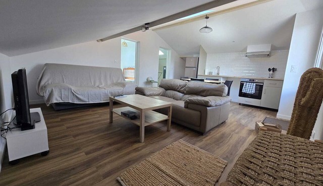 Charming new apartment on the first floor of a house