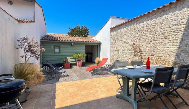 Charming two-storey village house with courtyard
