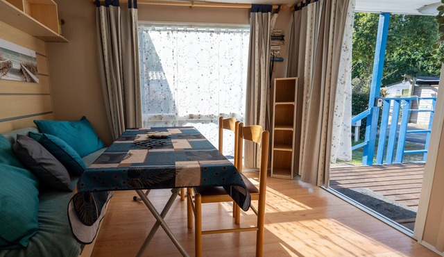 Comfort and Relaxation in Les Mathes: Mobile Home with Private Garden & Tennis Access
