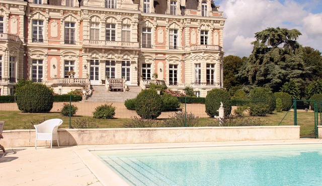 Completely renovated 18-room Louis XIII-style chateau (sleeps 38)