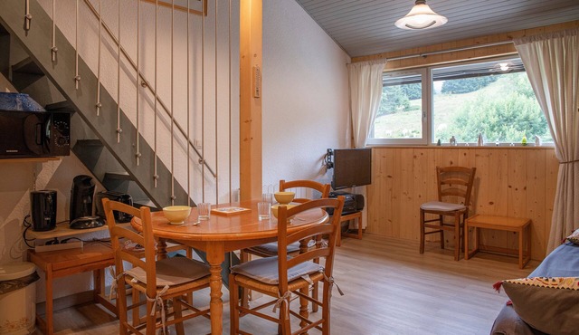 Cosy Studio Mezzanine Apartment with Mountain View and Balcony