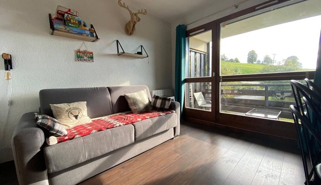 Cozy Studio for 4 near Slopes and Village Center, South-Facing, Pet Friendly in Crest-Voland