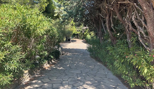 Detached studio apartment on a large property—in a residential neighborhood near the ocean