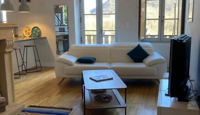 Duplex"Au château ambulant" au bord de la Dordogne