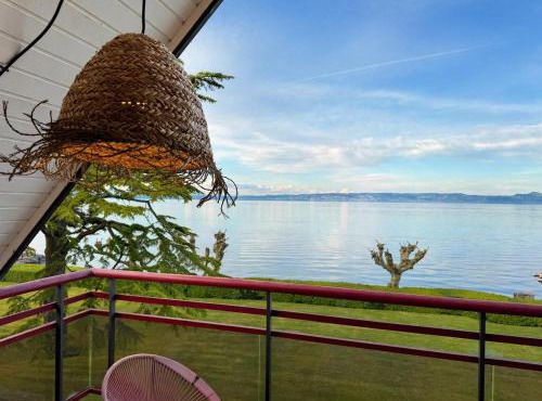 Duplex d’exception avec vue lac et accès direct au Léman – Entre Évian et Thonon
