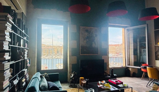 Exceptional duplex loft on Marseille's Old Port - Panoramic view
