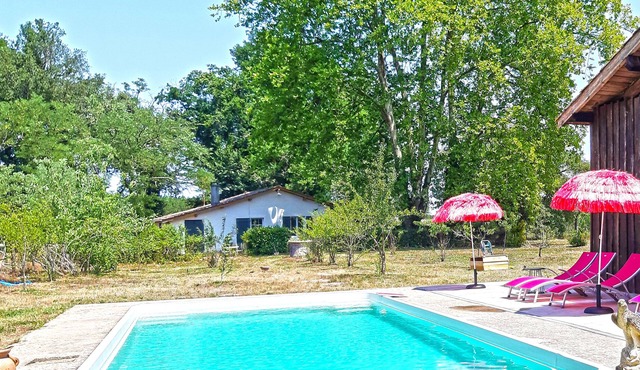 Gîte Avec Piscine et SPA au Coeur de Forêt Landaise
