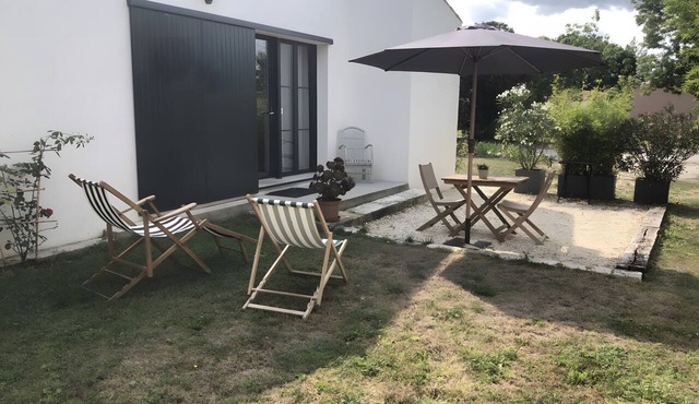 Guest Room “Chambre De Lucie” with Private Terrace, Garden, and Wi-Fi