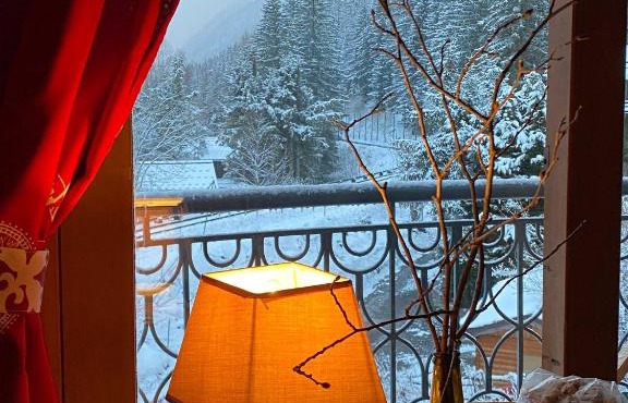 Happy Moose - Cosy Mont Blanc View apartment with sauna and swimming pool