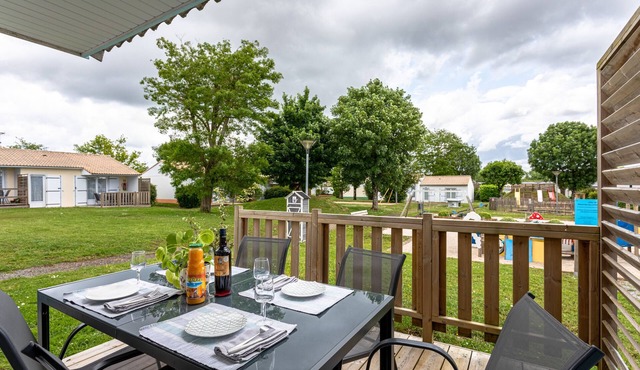 Holiday Home '1 - Maison T3 Confort' with Shared Pool, Private Terrace and Shared Garden