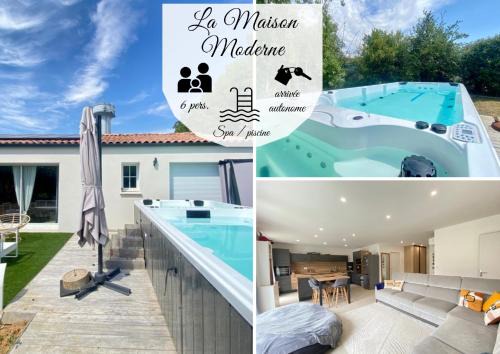 La Maison Moderne - 6 pers - SPA - Piscine