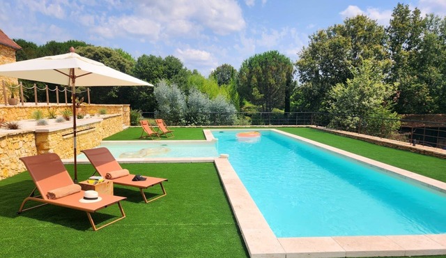 La Trilogie D'or - 5 BD retreat in Dordogne's Golden Triangle with heated pool