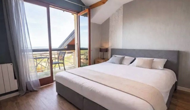 Magnificent apartment in Evian Splendid view of Lake Leman