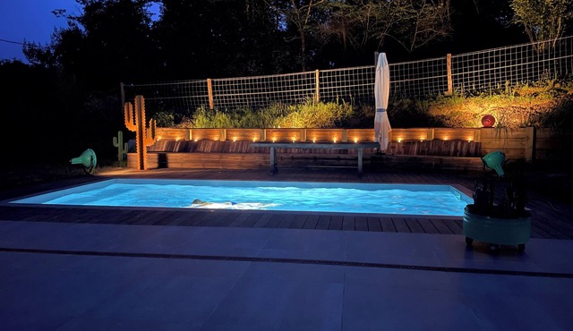 Maison Cactus - Heated pool, patio, and plancha grill