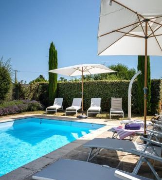 Maison de campagne climatisée avec piscine - 6 personnes - 3 chambres - Charente