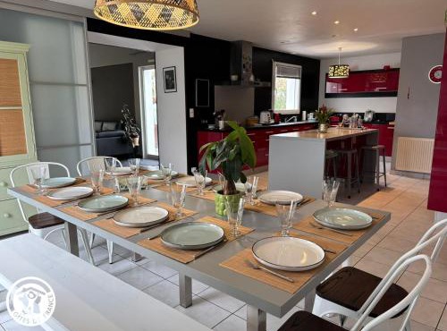 Maison spacieuse proche plages - 12 pers. - FR-1-426-614