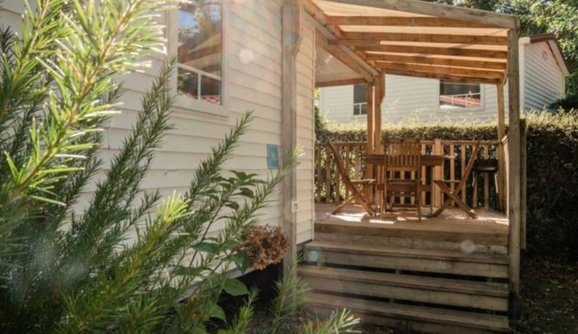 Mobile home with terrace in Espelette - 3 bedrooms for 7 people