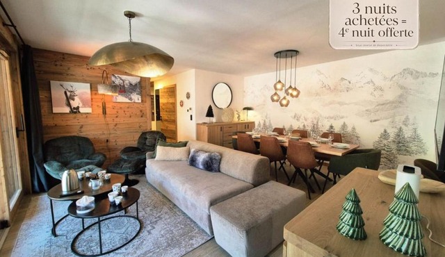 NAGANO 205 | LES GETS | Emplacement exceptionnel en face des pistes au cœur du village | Appartement neuf 3 chambres - 8 personnes