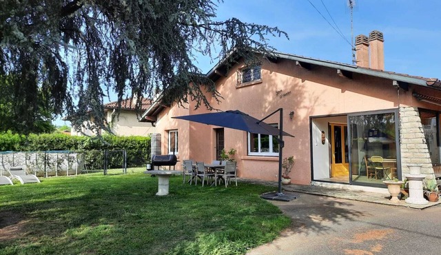 Pleasant house with veranda, garden and swimming pool