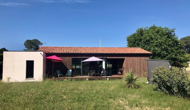 Pleasant modern air-conditioned villa - Lake 200m-12 sleeps -Maubuisson center