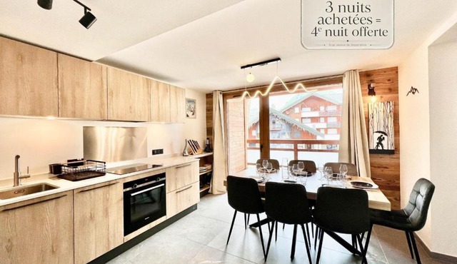 PRAZ DE LYS | OXALIS 101 · Centre station - A 100m des pistes | Appt neuf 1 chambre + Cabine - Idéal 6 personnes - Maximum 8 personnes