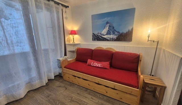 Renovated studio with balcony, near slopes, pets allowed