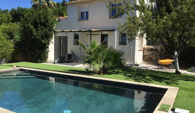 Sea view villa in a country setting with private pool