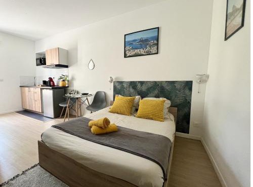 Studios modernes et chaleureux proche gare avec accès jardin in Châtellerault