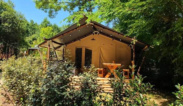 Tente Lodge 2ch 20m2 (2025) 4 to 5 people - 4 pers. included in price