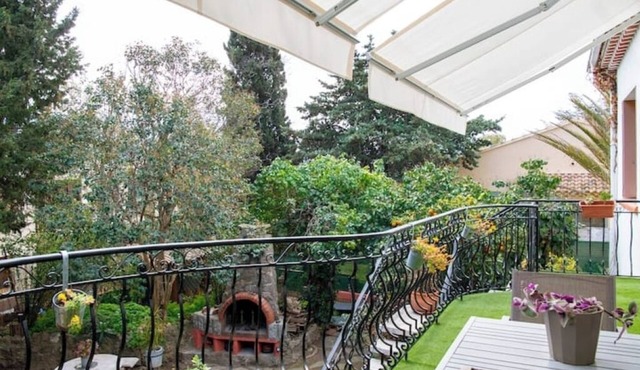 Very comfortable accommodation of 88 m2, wifi, air conditioning, large garden