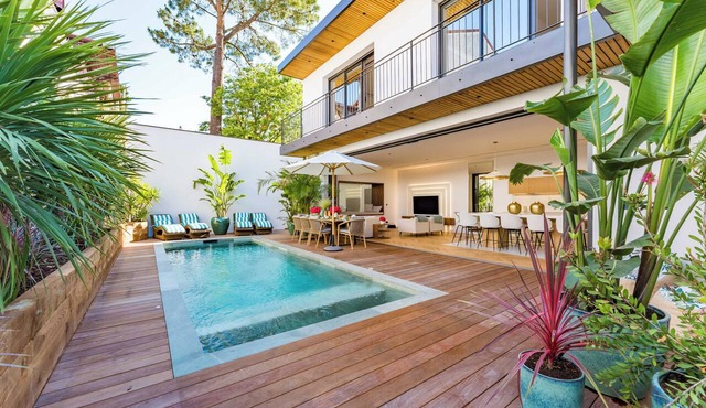 Villa Emeraude - A gem in the heart of Moulleau - Heated pool