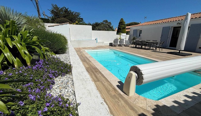 Villa La Domi 4 Saint Georges D'oléron Piscine Chauffée, Wifi, 8 Personnes