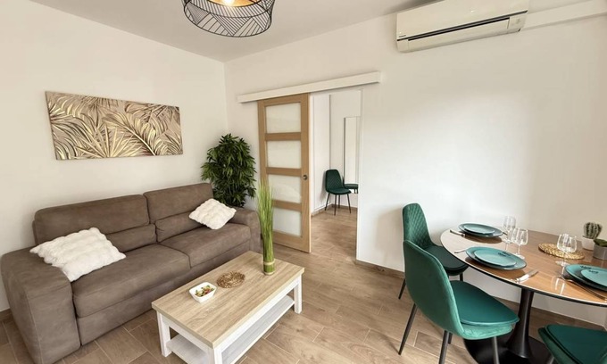 Villeneuve-Loubet Apartment | 30 m² Apartment ∙ 1 bedroom ∙ 4 guests