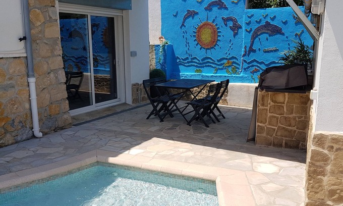 Villeneuve-Loubet Apartment | Apartment, Swimming Pool Exclusive Use, Ping pong .