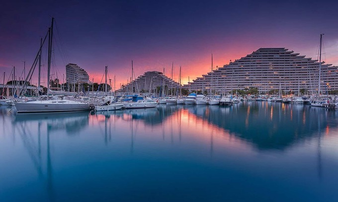 Villeneuve Loubet Beach Apartment | Sudio Marina Baie des Anges, beach, shops, restaurants, spa nearby