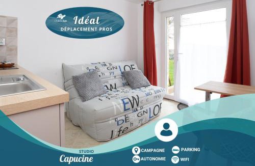 Braud-et-Saint-Louis Apartment | Studio Capucine - terrasse privative - Chelona'Loc