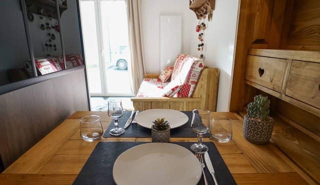 Le Petit Chalet - Cosy studio in Lathuile for 2 people